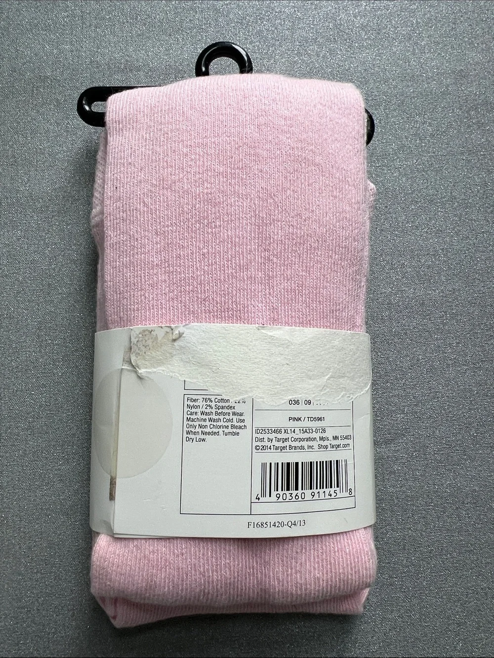 Xhilaration Girls' Light Pink Tights NWT Size 7-10